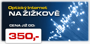 Optický internet - cena již od 550,- Kč